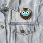 Badge Rond 5 Cm Gopher de Buffalo (En situation)