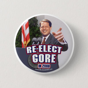 Badge Rond 5 Cm Gore réélisent le bouton