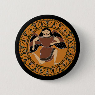 Badge Rond 5 Cm Gorgon : Coupe en terre cuite kylix Siana