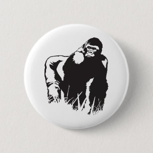 Badge Rond 5 Cm Gorilla