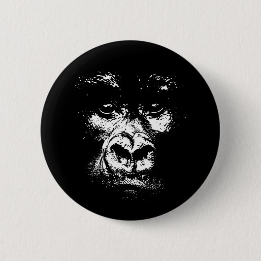 Badge Rond 5 Cm Gorilla Shadows (Devant)