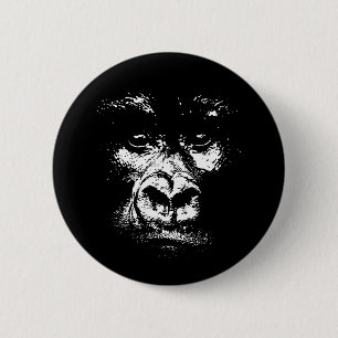 Badge Rond 5 Cm Gorilla Shadows