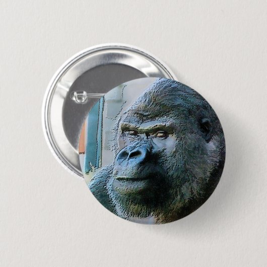 BADGE ROND 5 CM GORILLAS (Devant & derrière)
