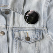 Badge Rond 5 Cm Gorille occidental de plaine (En situation)