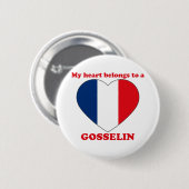 Badge Rond 5 Cm Gosselin (Devant & derrière)