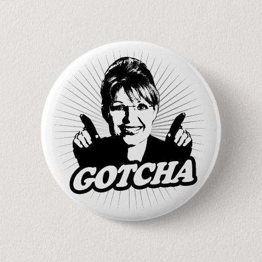 Badge Rond 5 Cm Gotcha bouton de journalisme (Devant)