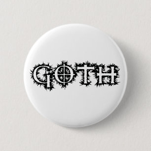 Badge Rond 5 Cm Goth