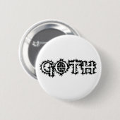 Badge Rond 5 Cm Goth (Devant & derrière)