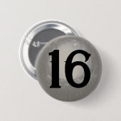 Badge Rond 5 Cm Goth Anniversaire de l'âge gothique grunge foncé (Devant & derrière)