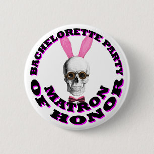 Badge Rond 5 Cm Gothique Steampunk matron d'honneur