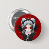 Badge Rond 5 Cm Gothloli (Devant & derrière)
