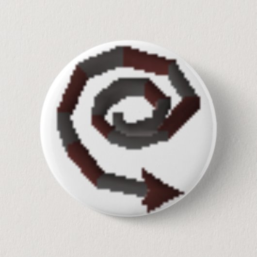 Badge Rond 5 Cm Goupille abyssale de fouet (Devant)