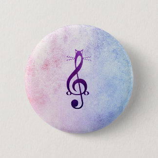 Badge Rond 5 Cm Goupille colorée de Meowsical