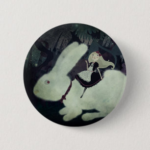 Badge Rond 5 Cm Goupille d'Alice