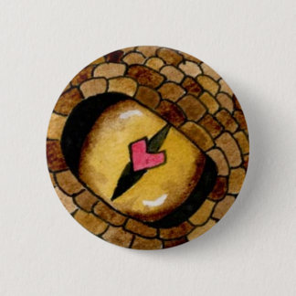 Badge Rond 5 Cm Goupille d'amour de reptile