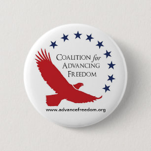 Badge Rond 5 Cm Goupille de CAF