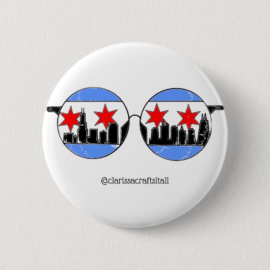 Badge Rond 5 Cm goupille de chicaGOggles (Devant)