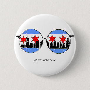 Badge Rond 5 Cm goupille de chicaGOggles