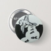 Badge Rond 5 Cm Goupille de colombe (Devant & derrière)