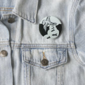 Badge Rond 5 Cm Goupille de colombe (En situation)