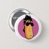 Badge Rond 5 Cm goupille de discoface (Devant & derrière)