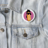 Badge Rond 5 Cm goupille de discoface (En situation)