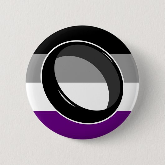 Badge Rond 5 Cm Goupille de drapeau d'anneau d'as (Devant)