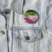 Badge Rond 5 Cm Goupille de drapeau de nébuleuse d'Abrosexual (En situation)