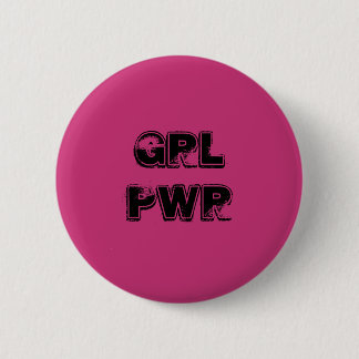 Badge Rond 5 Cm Goupille de GRL PWR