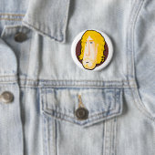 Badge Rond 5 Cm goupille de grungeface (En situation)