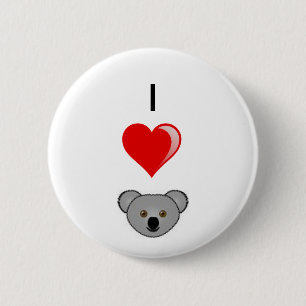 Badge Rond 5 Cm goupille de koala