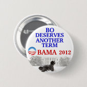 Badge Rond 5 Cm Goupille de la BO Obama 2012 (Devant & derrière)