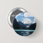 Badge Rond 5 Cm Goupille de Lake Louise, Alberta (Devant & derrière)