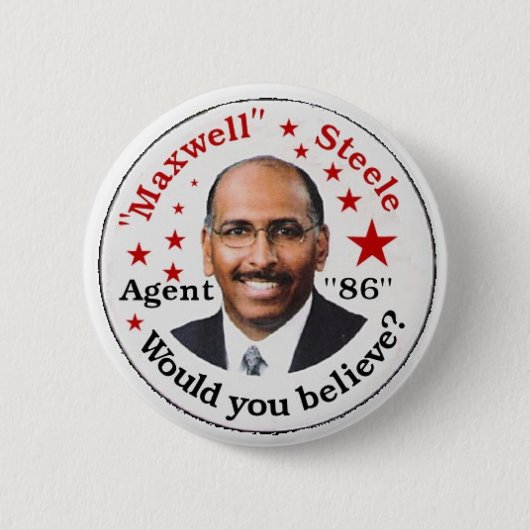 Badge Rond 5 Cm Goupille de Michael Steele (Devant)