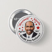 Badge Rond 5 Cm Goupille de Michael Steele (Devant & derrière)
