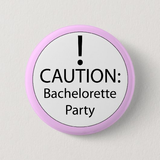 Badge Rond 5 Cm Goupille de partie de Bachelorette (Devant)