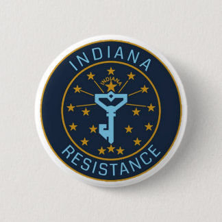 Badge Rond 5 Cm Goupille de résistance de l'Indiana