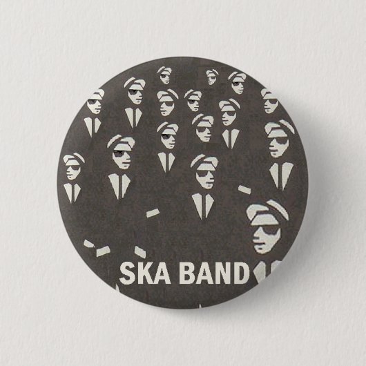 Badge Rond 5 Cm goupille de ska (Devant)