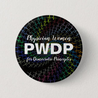 Badge Rond 5 Cm Goupille de vortex d'ecg de PWDP