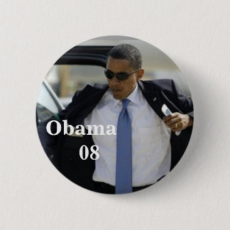 Badge Rond 5 Cm Goupille d'Obama