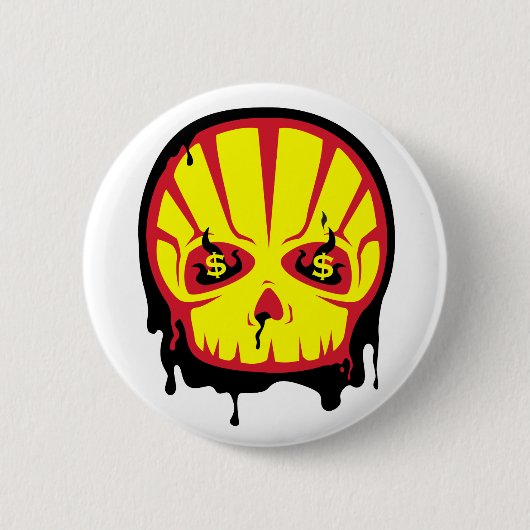 Badge Rond 5 Cm Goupille du boycott $hell (Devant)