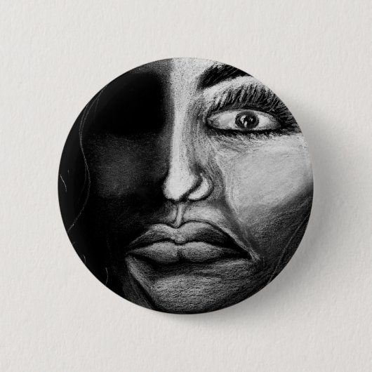 Badge Rond 5 Cm Goupille en détresse de talent (Devant)