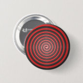 Badge Rond 5 Cm Goupille hypnotique rouge et noire (Devant & derrière)