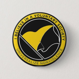 Badge Rond 5 Cm Goupille Libertaire