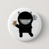 Badge Rond 5 Cm goupille ninja (Devant)