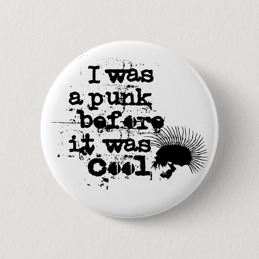 Badge Rond 5 Cm goupille punk (Devant)