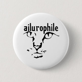 Badge Rond 5 Cm goupilles ailurophile