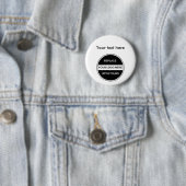 Badge Rond 5 Cm Goupilles de bouton de logo d'affaires (En situation)