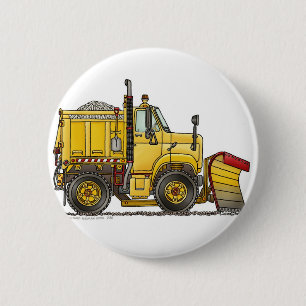 Badge Rond 5 Cm Goupilles de camion de chasse-neige