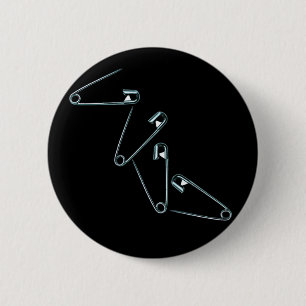Badge Rond 5 Cm Goupilles de sécurité